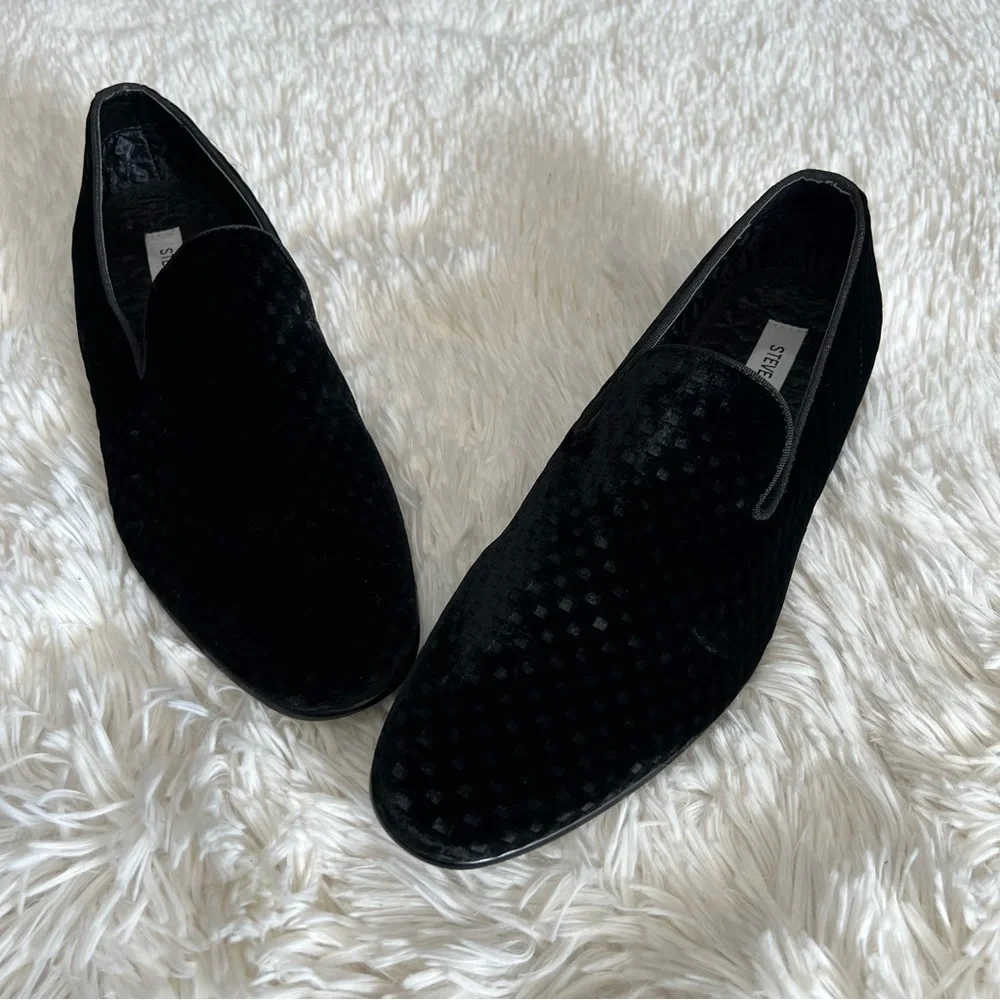 Steve Madden‎ lifted smoking loafers size 8